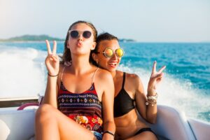 boat trip girls