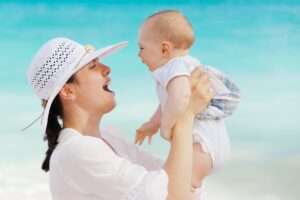 Mutter mit Baby