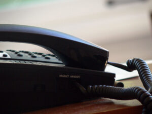 Telefon schwarz